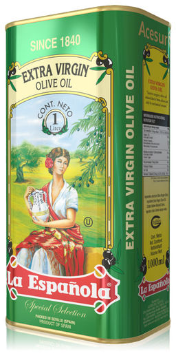 Масло оливковое нерафинированное высшего качества Extra Virgin "La Espanola" ж/б (0,916 кг/1 л)
