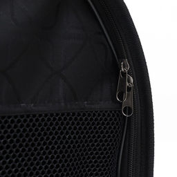 Сумка - переноска для животных Люкс, ПВХ, жаккард, 49 х 30 х 35 см, чёрная - Пижон фото 5