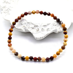 Браслет на резинке шарик гр.4мм из аметиста, 17см - Радуга камня фото 11