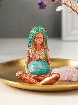 Сувенир бонсай "Дерево 7 чакр и мать-земля" 14х14х12 см