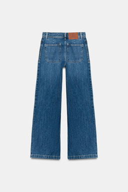 JEANS Z1975 CULOTTE TIRO ALTO PESPUNTES / Azul - Zara фото 8