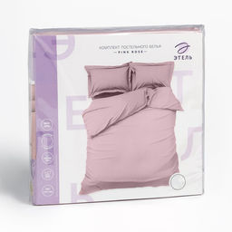Постельное бельё Этель 2 сп Pink rose 175х215, 200х215, 50х70+3-2 шт, мако-сатин, 114г/м2 фото 7