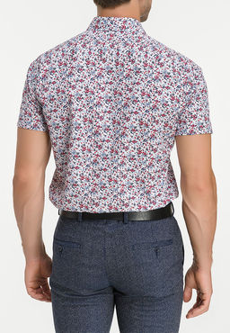 Сорочка мужская короткий рукав GREG 123/201/22495/ZS/C/1  фото 4