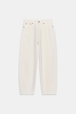 JEANS ZW COLLECTION TAPERED MID-WAIST - Zara фото 5