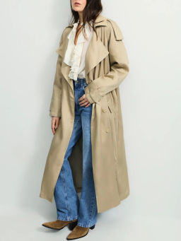 Плащ с акцентным воротником ZR2604102213-62 / Zarina