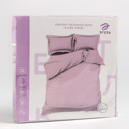 Постельное бельё Этель 1,5 сп Lilac field 143х215, 150х215, 50х70+3-2 шт, мако-сатин, 114г/м2  фото 7