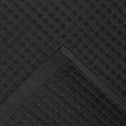 Полотенце банное вафельное «Этель» Boho, 67×140 см, хлопок 100%, тёмно-серое