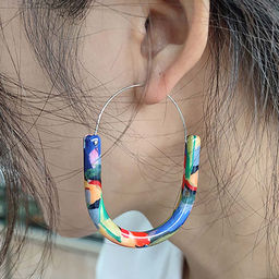 Серьги с замком кольцо арт. 13 2753 (id 272505) - Rada фото 2