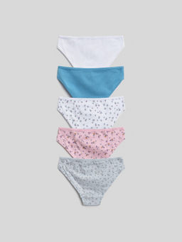 ACOOLA / Трусы детские для девочек в наборе из 5 шт. Uruguay цвет в ассортименте  фото 2