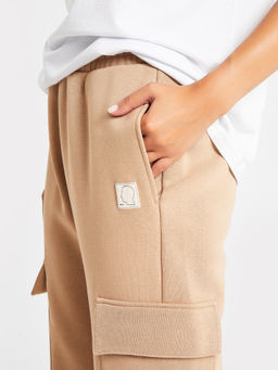 Брюки женские Mark Formelle карго св.тауп хлопок с полиэстером  фото 4