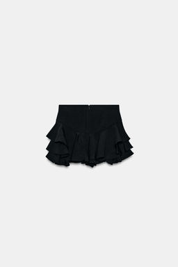 SHORTS VOLANTES ZW COLLECTION / Negro - Zara фото 3