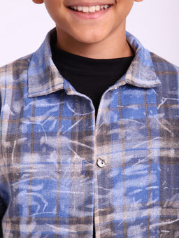 РБ018 Рубашка "Дакота" (голубой)