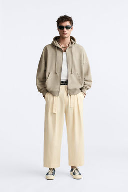LIMITED EDITION TROUSERS WITH BELT - Zara фото 3