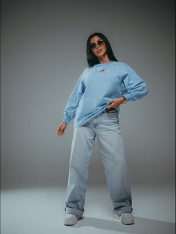 Символ свитшот женский (голубой)