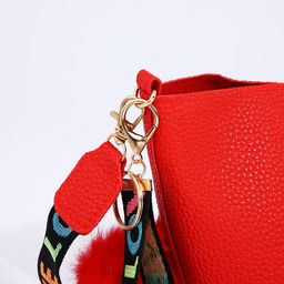 Сумка кросс-боди на молнии, цвет красный - Simaland фото 4