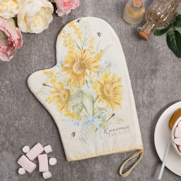 Варежка-прихватка «Красоты во всем» 20×28 см, саржа, 100% хлопок, ватин 250 г/м²