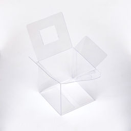 Складная коробка из PVC 7 х 7 х 7 см  набор 5 шт.