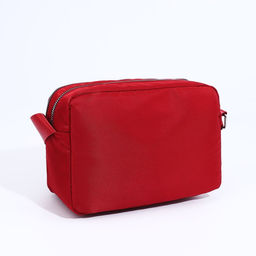 Сумка кросс-боди на молнии, наружный карман, цвет красный - Simaland фото 3