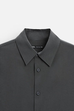 FLOWING MODAL BLEND SHIRT - Zara фото 18