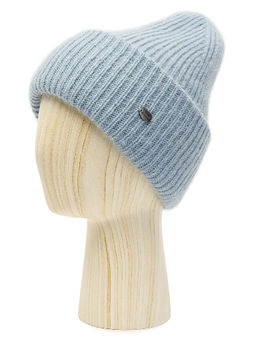 Шапка жен. анг+нейл+шерсть LB-A53041 l.blue
