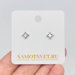 Серьги-пусеты с Перламутром