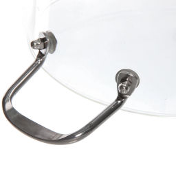 Кастрюля из боросиликатного стекла 3,5л "Хай-Тек" с металлическими ручками