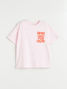 Bisiklet Yaka K?z ?ocuk Ti??rt