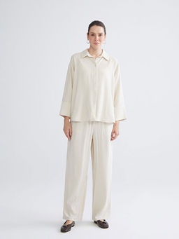 Dokulu Oversize Kad?n G?mlek