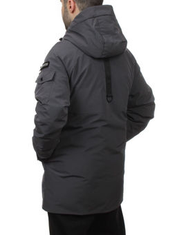 8897 DK. GRAY Куртка мужская зимняя облегченная (130 гр. холлофайбер)