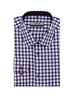 Сорочка мужская длинный рукав GREG 715/211/6184/1  фото 4