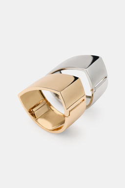 PACK 2 PULSERAS MET?LICAS / Oro / Plata - Zara фото 4