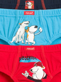 BULB3194(3шт. в упаковке) трусы для мальчиков - Pelican фото 2