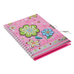 Записная книжка в подарочной коробке, на замочке, А6+, 50 листов, линия Цветы, МИКС - Calligrata фото 3