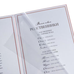 Папка для свидетельства о заключении брака Влюблённая пара, А4 - Долго и счастливо фото 3