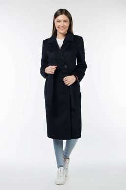 Пальто женское демисезонное (пояс) - El podio фото 12