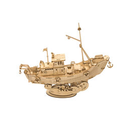 REZARK RTG-04 Серия Корабли Пазл 3D 104 элемент. Рыболовецкое судно