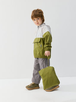 Анорак на сетчатой подкладке "Авокадо"