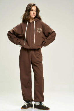 Худи ZIP Wellness Brown
