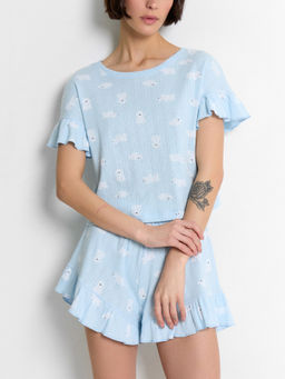 КОМПЛЕКТ ЖЕНСКИЙ (ФУТБОЛКА, ШОРТЫ) - Mark formelle фото 9