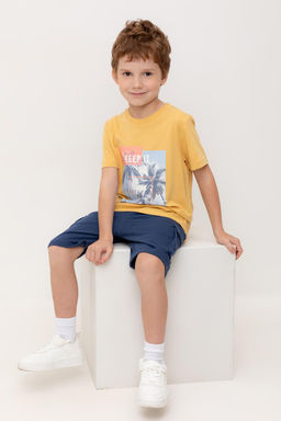 КР 302751-1/золотистая пшеница к566 фуфайка (футболка) для мал - Crockid фото 5