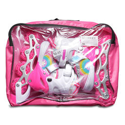 Ролики детские, размер S ( цвет розовый)