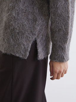 Bisiklet Yaka Kad?n Triko Kazak