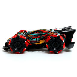 Машинка на пульте управления Гоночная, радиоуправление, работает от аккумулятора, эффект дыма, световые эффекты, цвет красный - Simaland фото 2