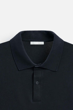 BASIC PIQUE TEXTURE POLO SHIRT - Zara фото 10