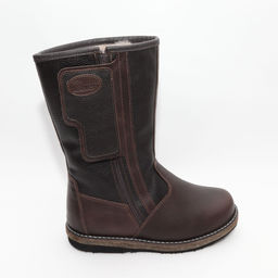 Сапоги мужские Алтай, коричневые, войлочная подошва