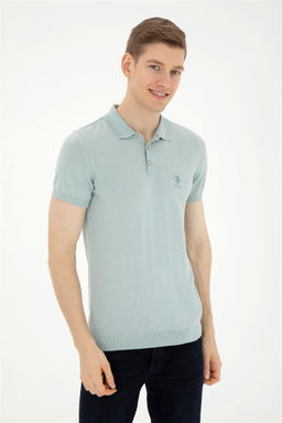 Мужской водозеленый свитер - U.s. polo assn фото 3