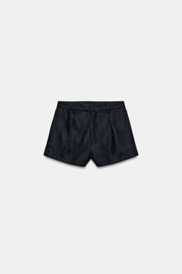 SHORTS DENIM PINZAS ZW COLLECTION / Azul - Zara фото 3