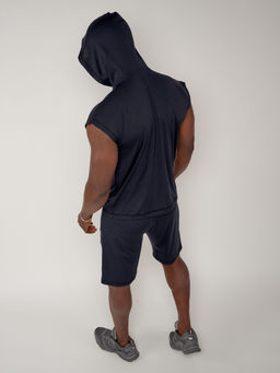 Спортивный костюм летний мужской темно-синего цвета 2262TS - Chunmai фото 11