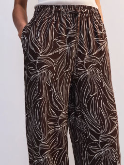 Брюки прямого кроя с принтом ZR2605012124-256 / Zarina