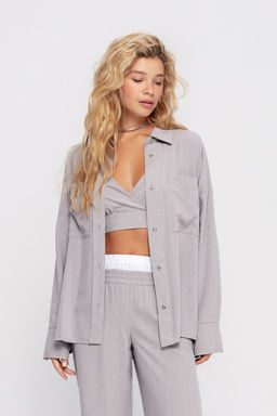 Рубашка Pirs 4735 серый  фото 5